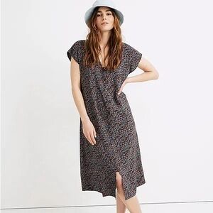 Madewell Easy Midi Dress in Fieldwalk Floral